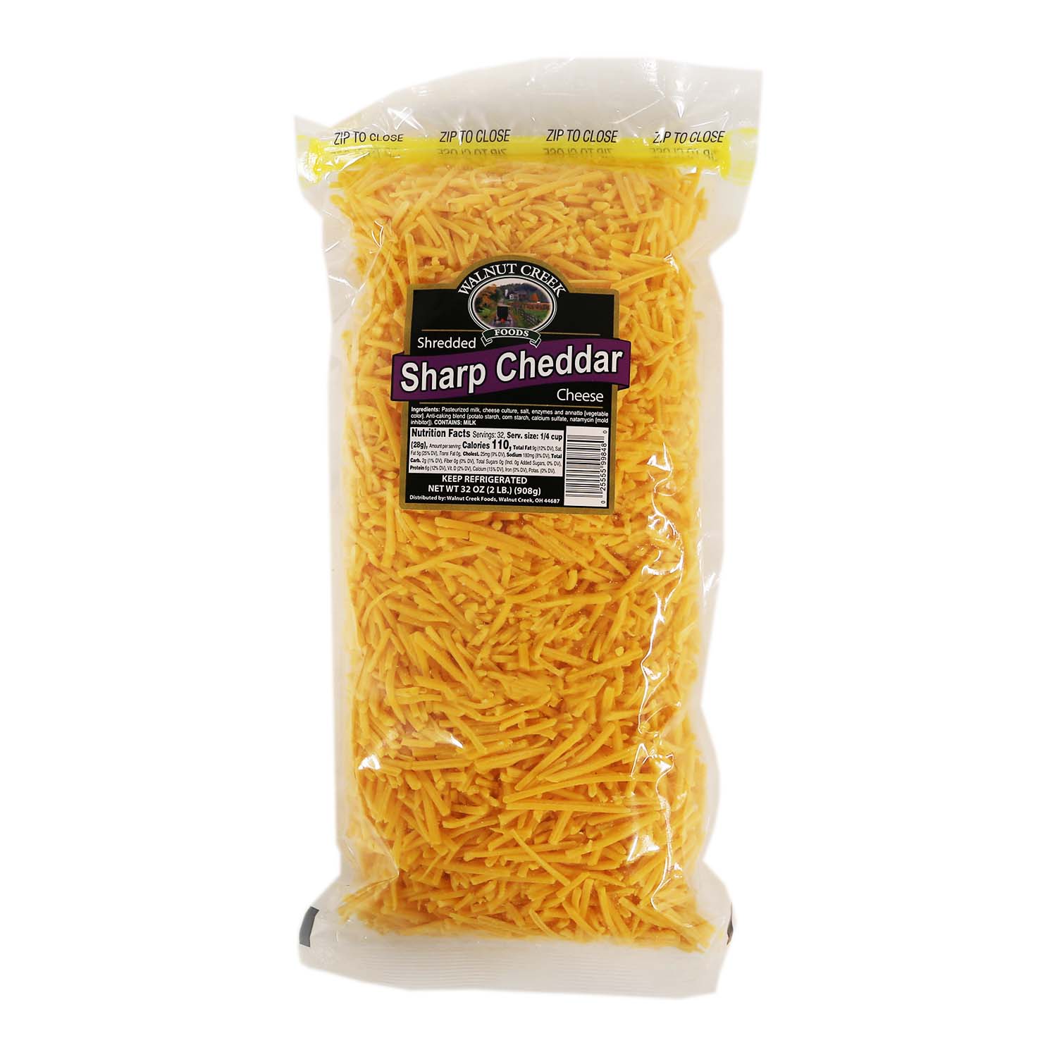 Cheddar - Sharp Shredded WC 2 lb