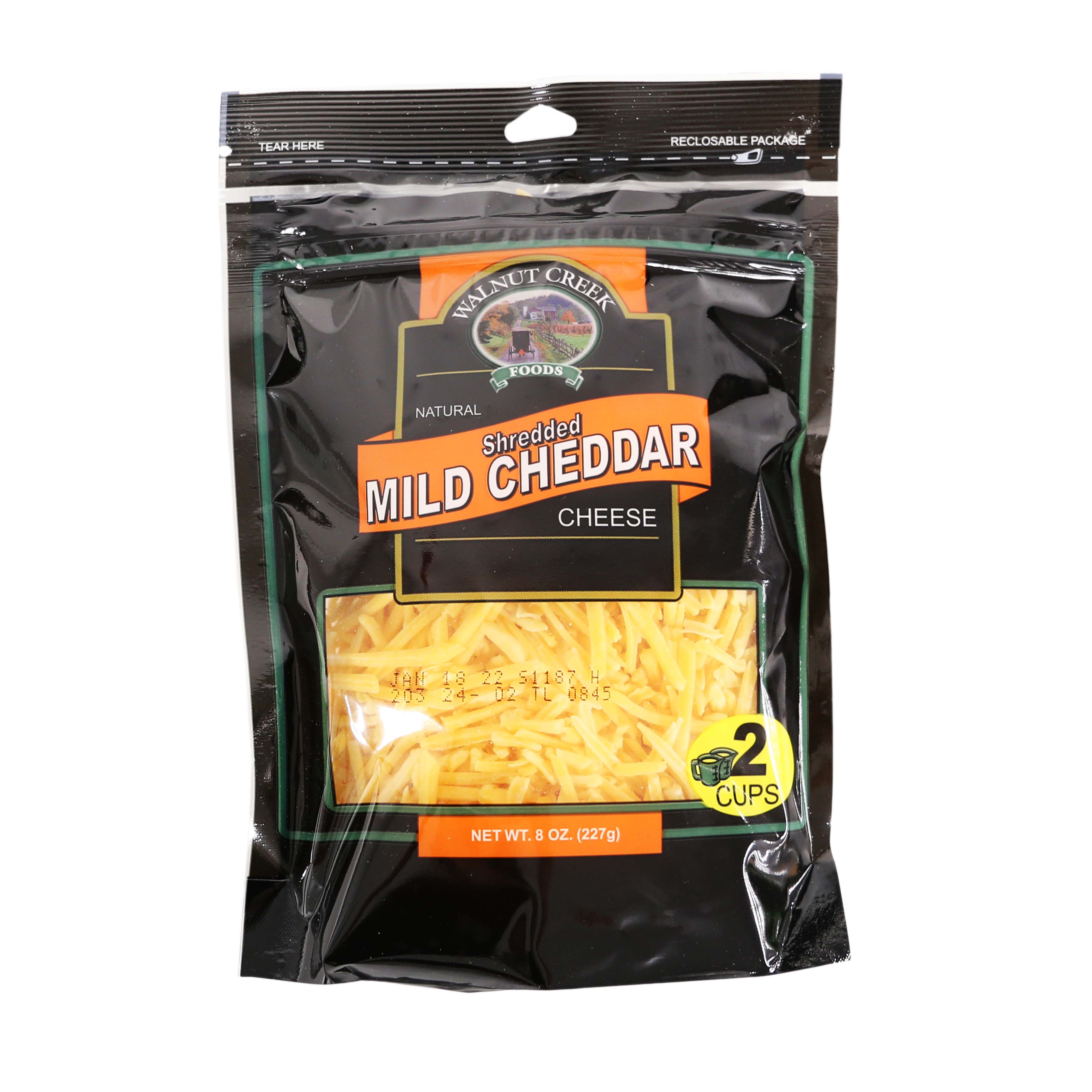 Cheddar - Mild Shredded WC 8 oz