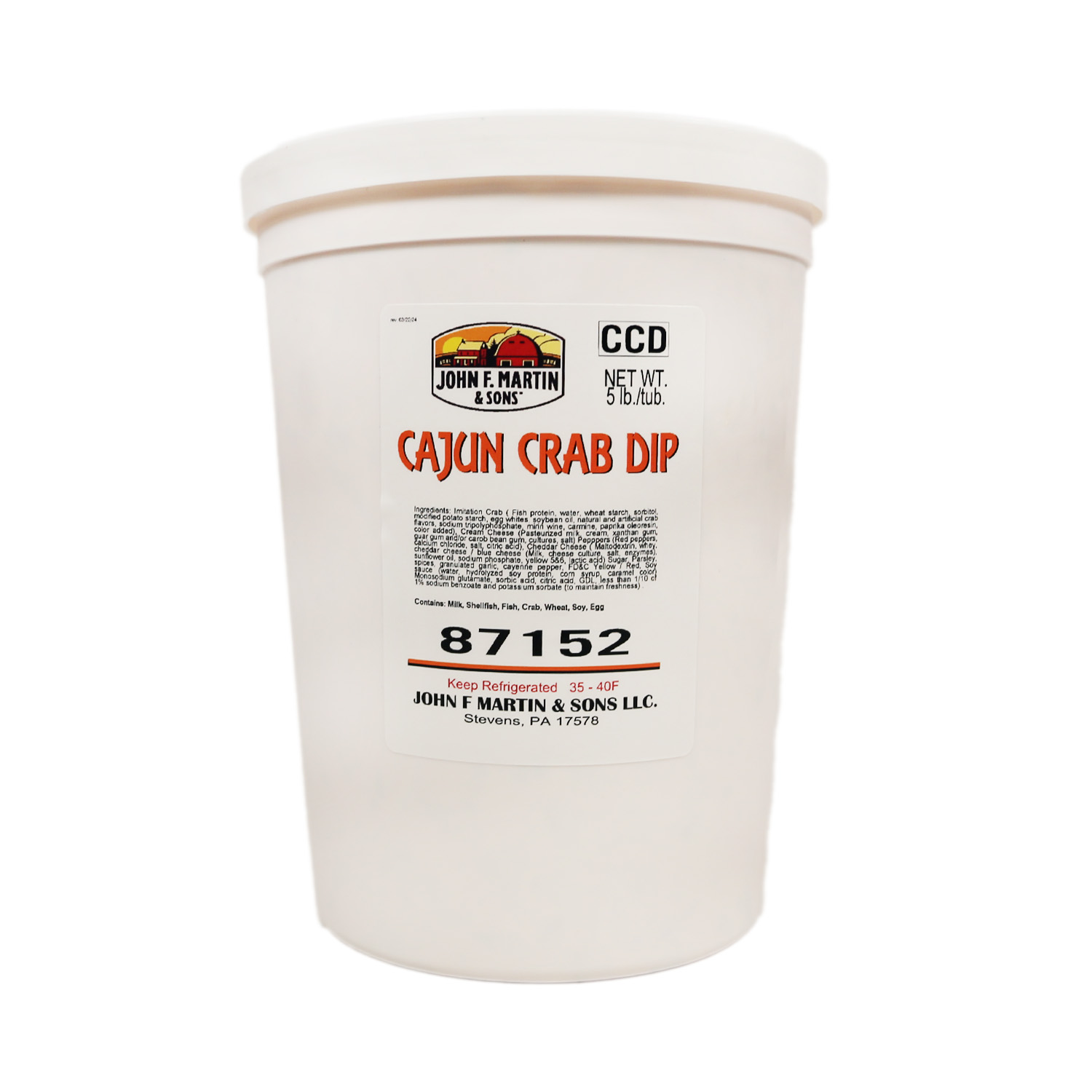 Cream Cheese Spread - Cajun Crab JFM