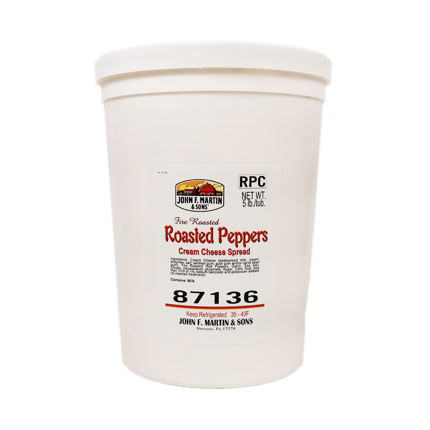 Cream Cheese Spread - Roasted Pepper JFM