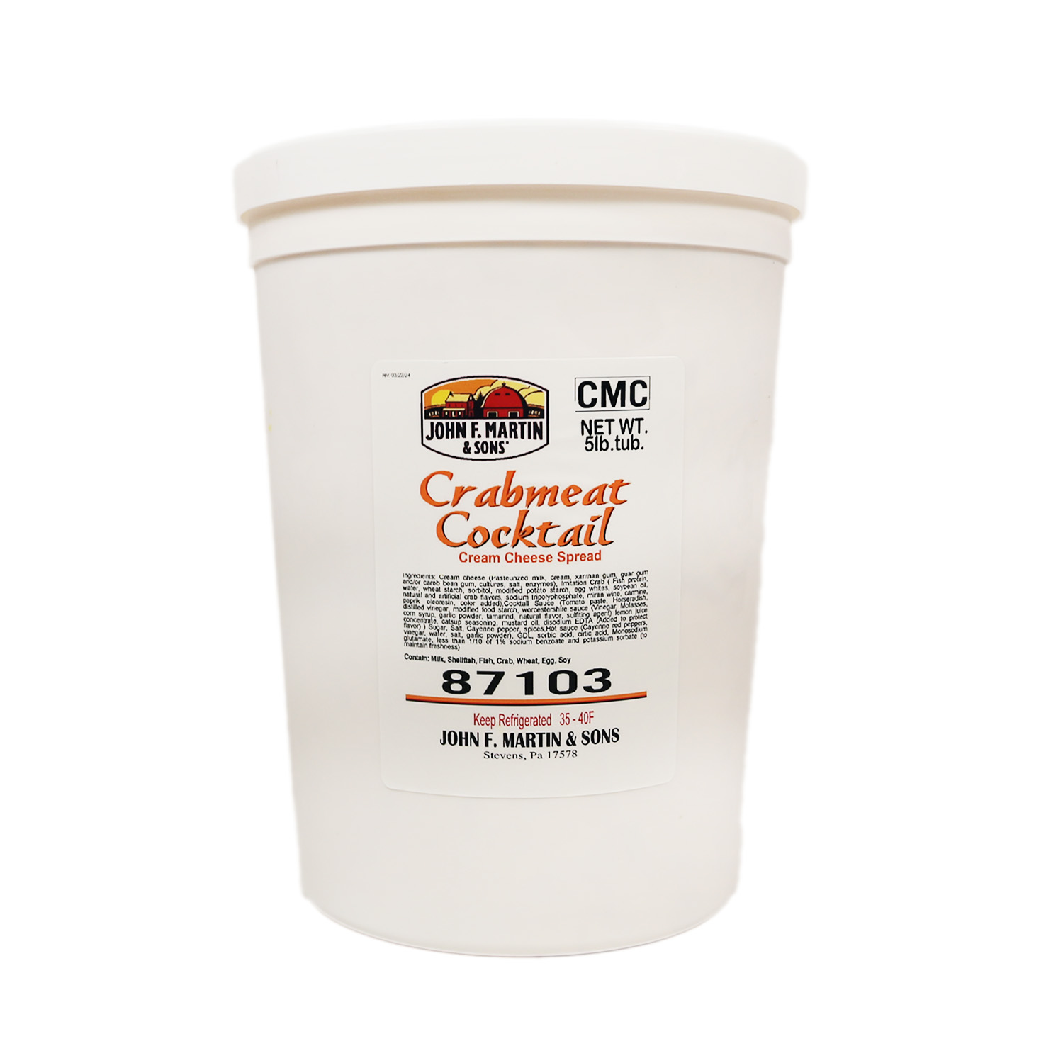 Cream Cheese Spread - Crab Cocktail JFM