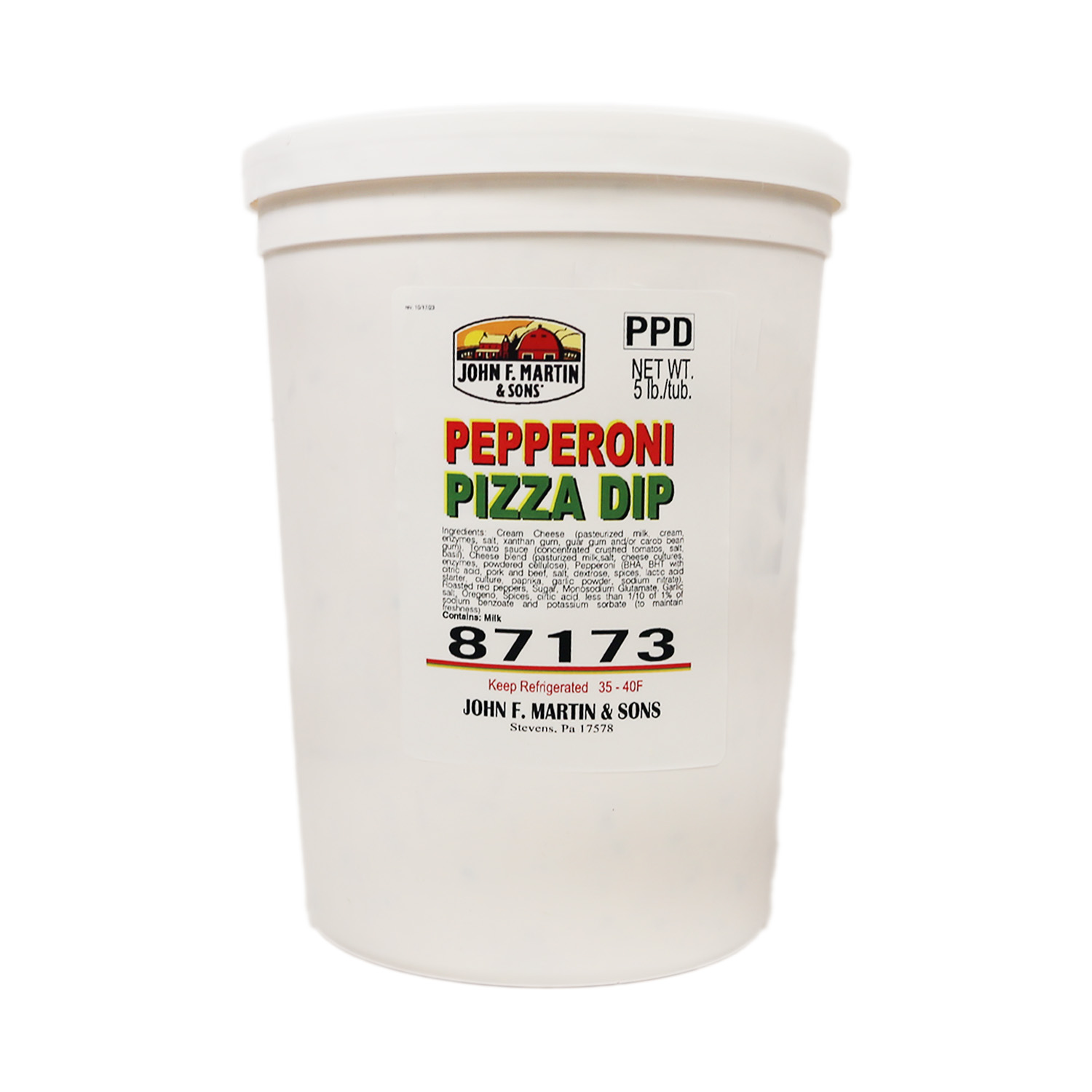 Cream Cheese Spread - JFM Pepperoni Pizza