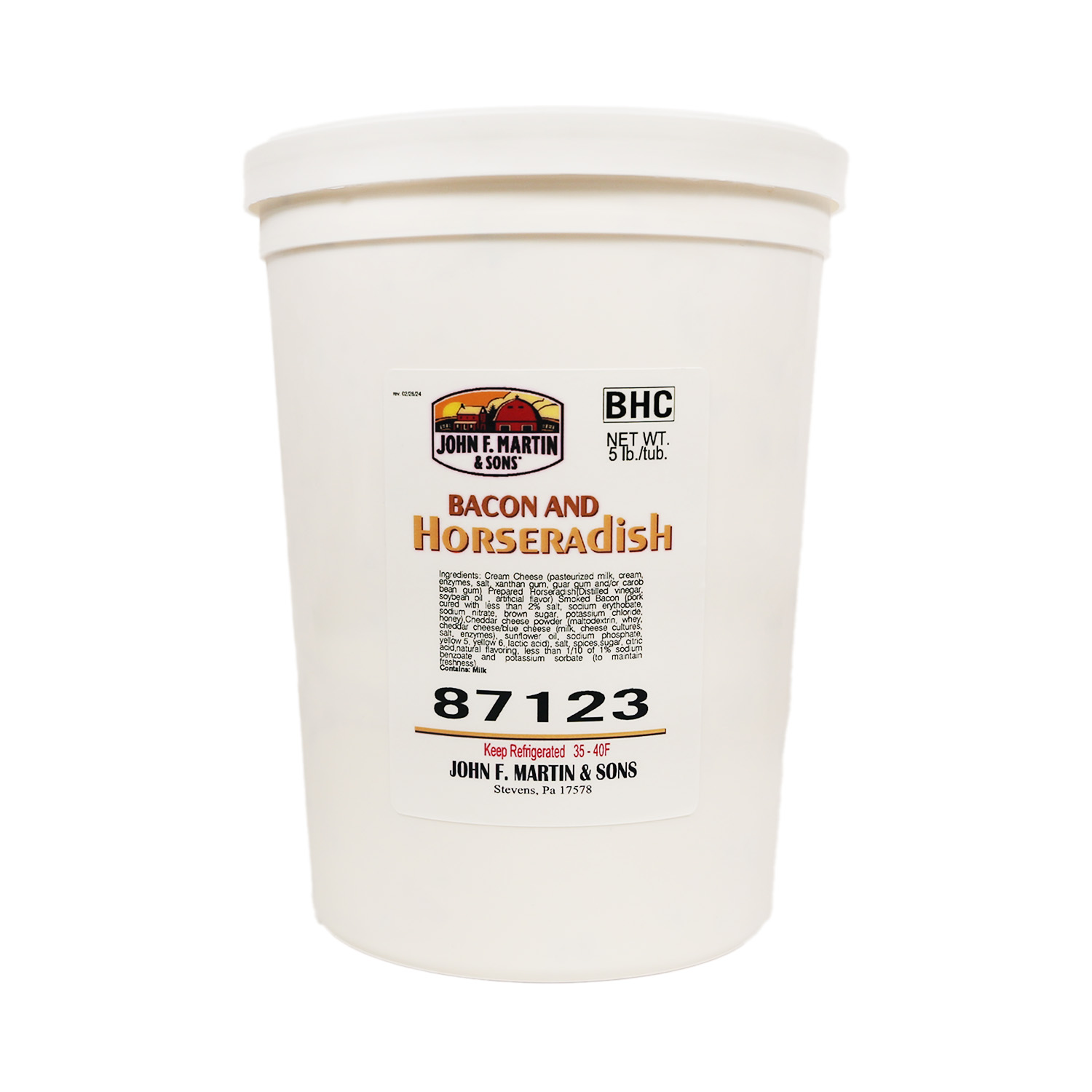 Cream Cheese Spread - JFM Bacon Horseradish