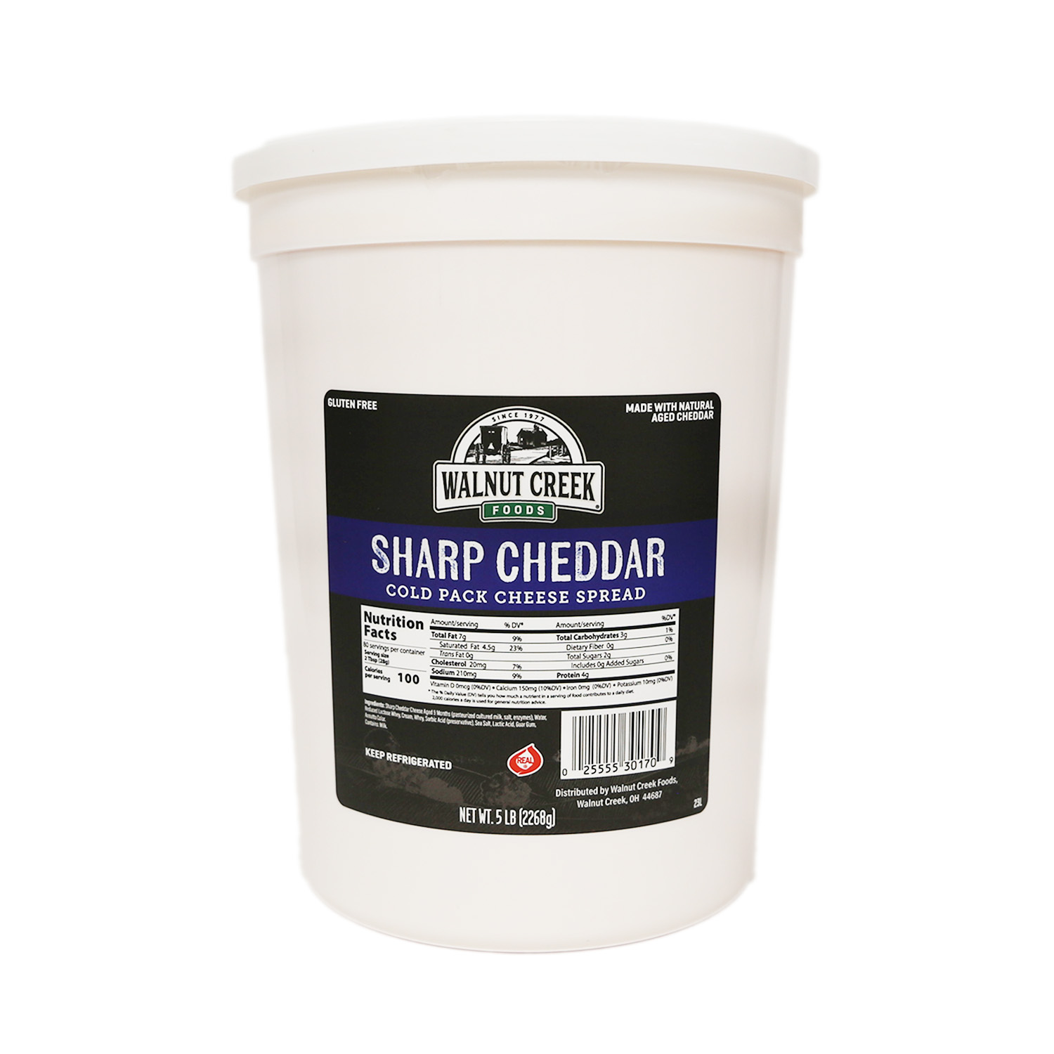 Cheese Spread - Sharp Cheddar WC 5 lb