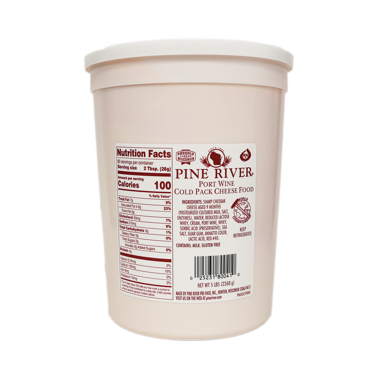 Cheese Spread - Port Wine WC 5 lb