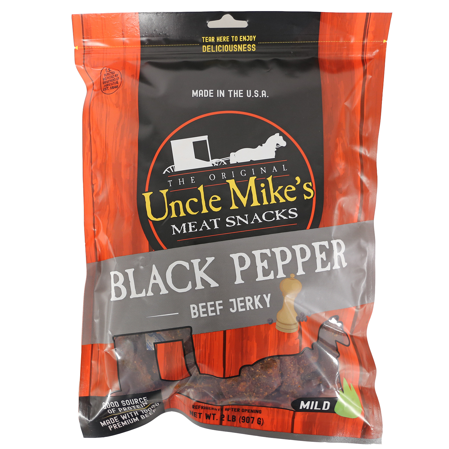 Beef Jerky - Black Pepper UM 2 lb