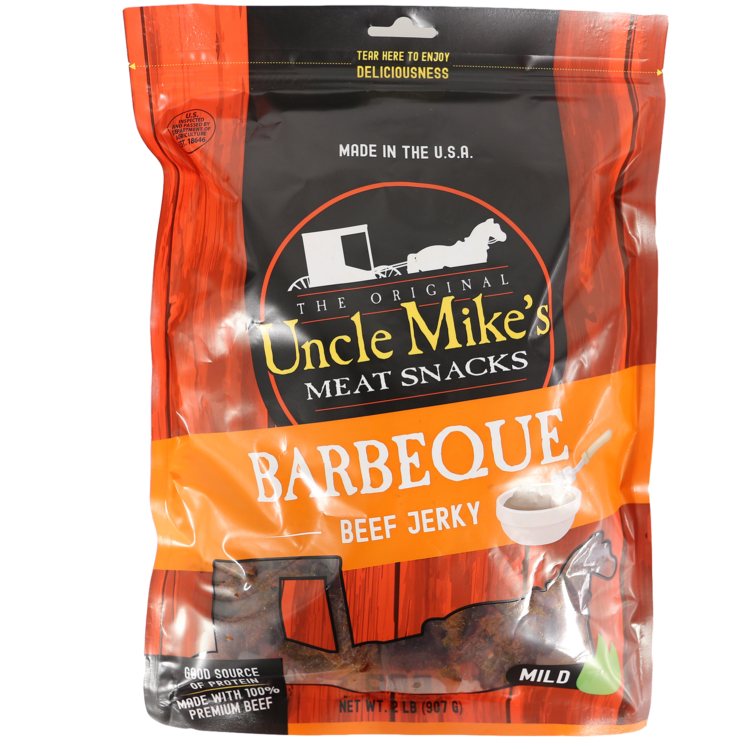 Beef Jerky - BBQ UM 2 lb