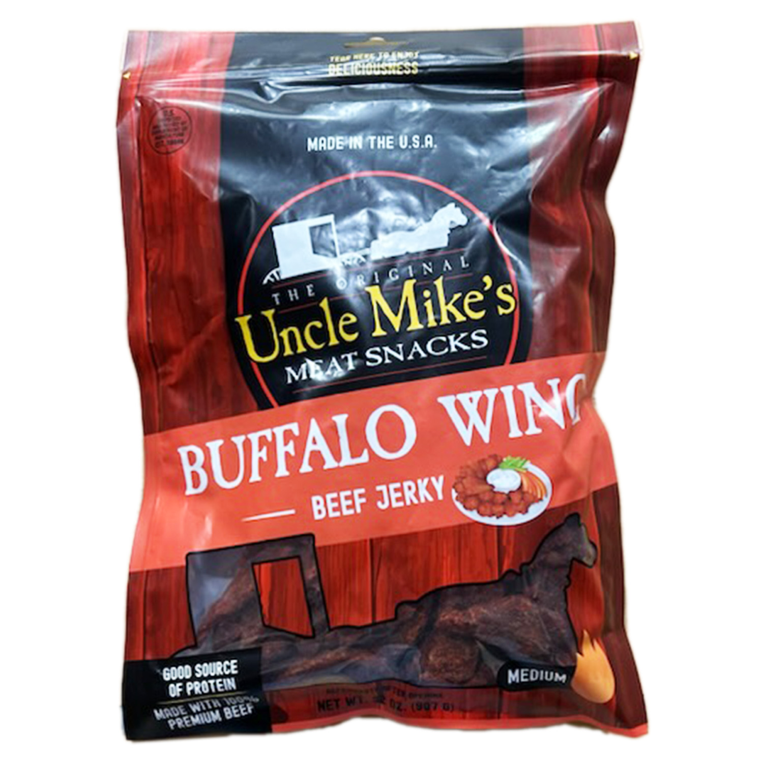 Beef Jerky - Buffalo Wing Flavor UM 2 lb