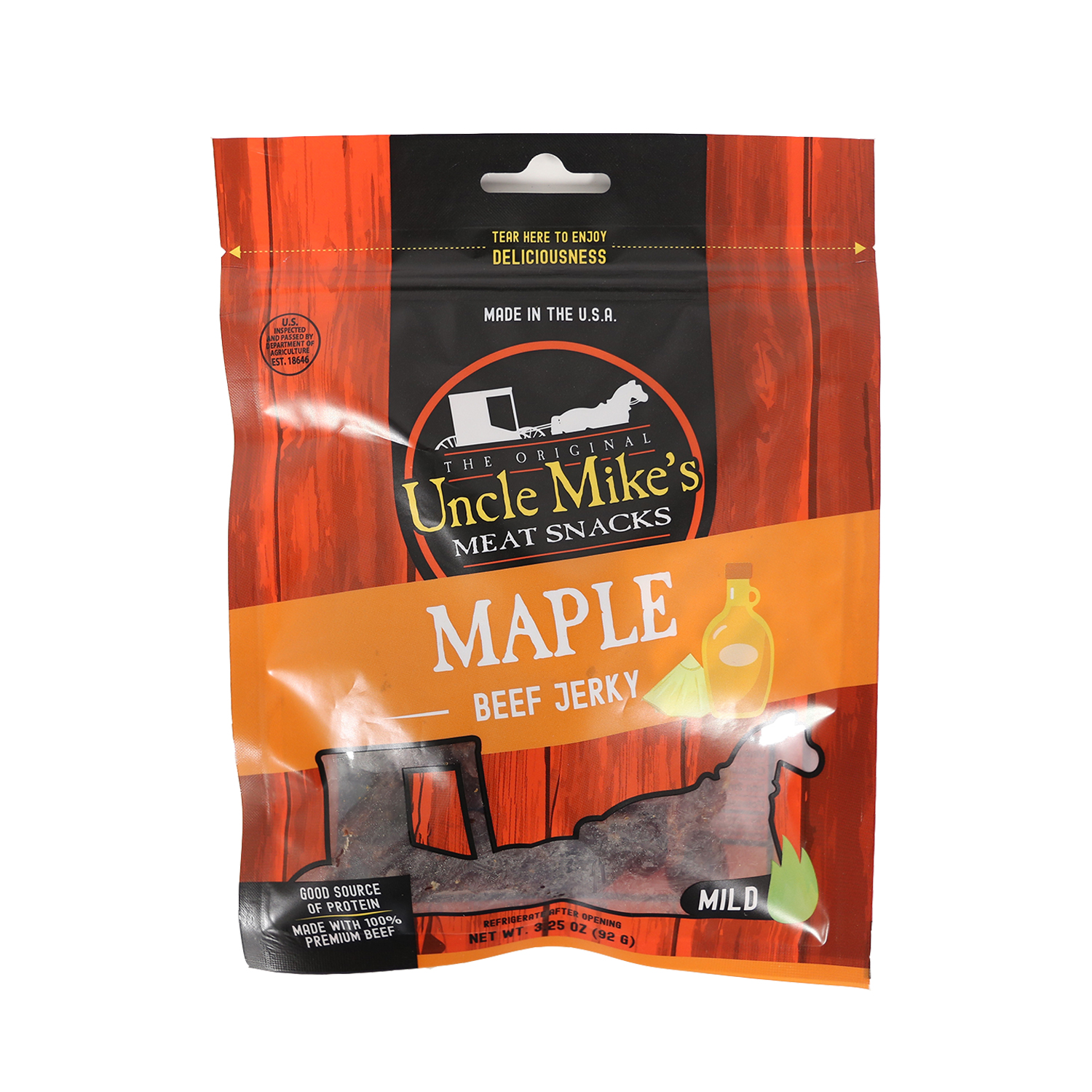 Beef Jerky - Maple UM 3.25 oz
