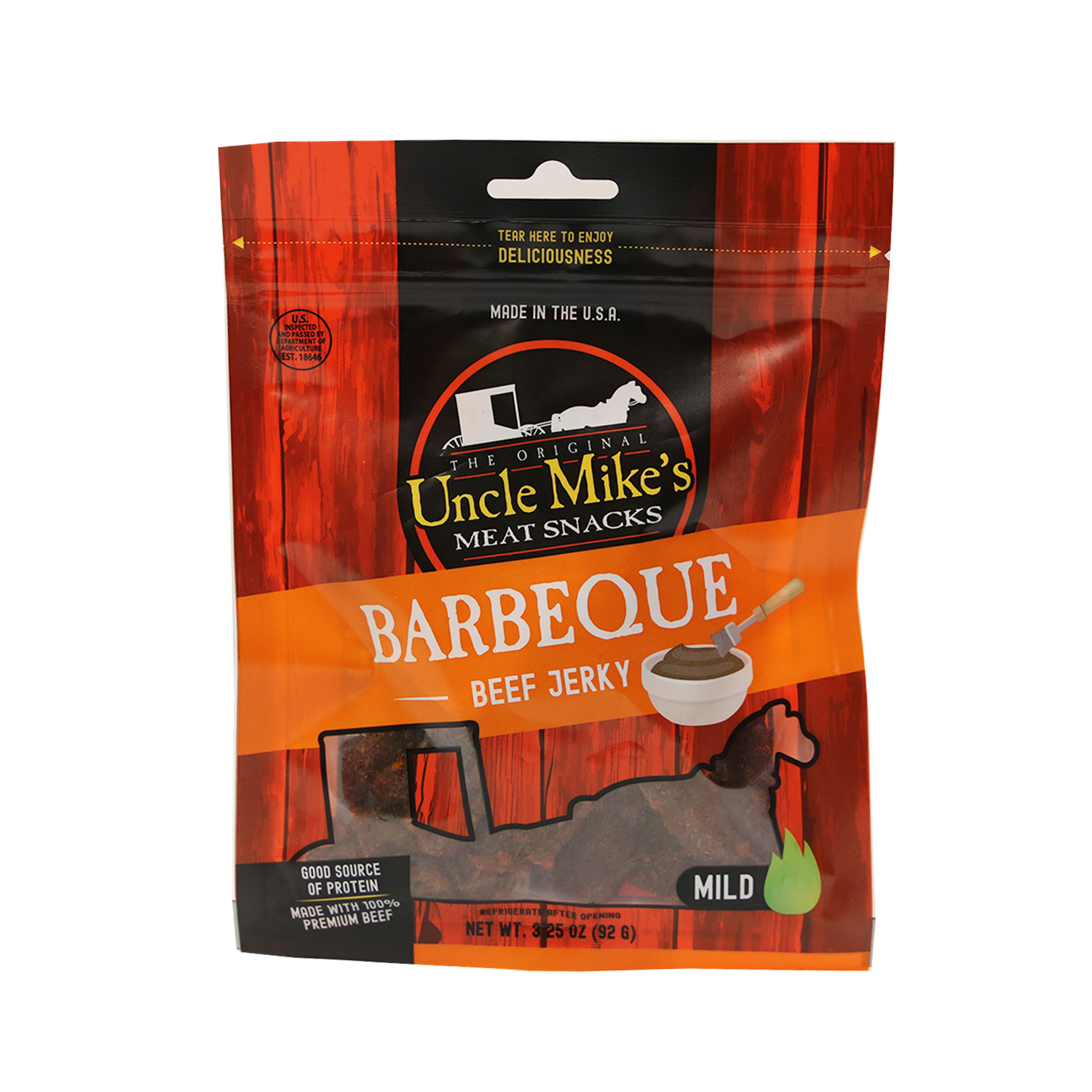 Beef Jerky - BBQ UM 3.25 oz