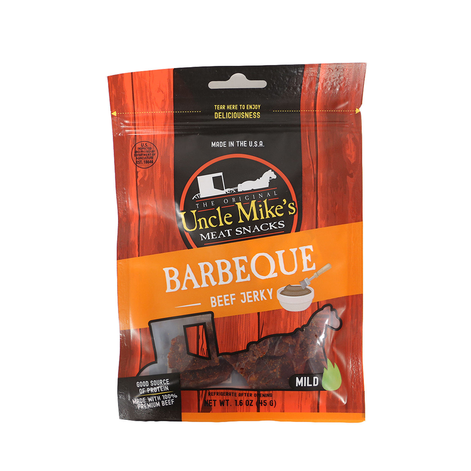 Beef Jerky - BBQ UM 20/1.6 oz