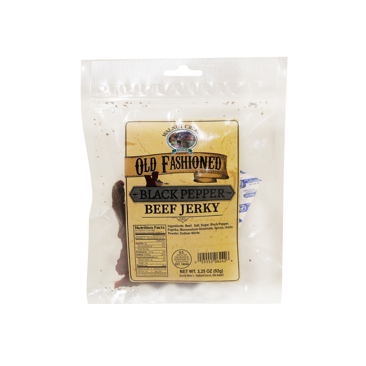 Beef Jerky - Black Pepper WC 3.25 oz