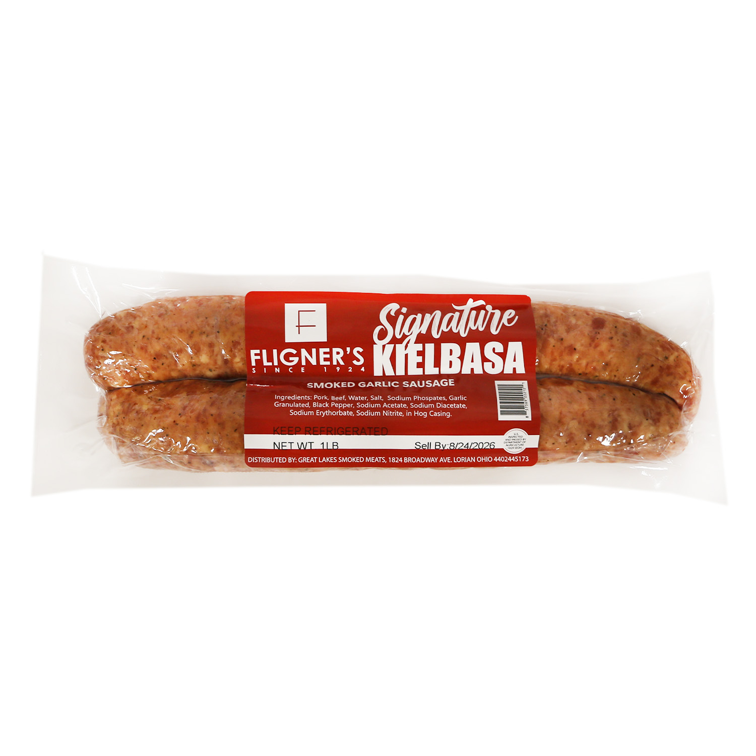 Kielbasa - Smoked Fligner's 10/1 lb