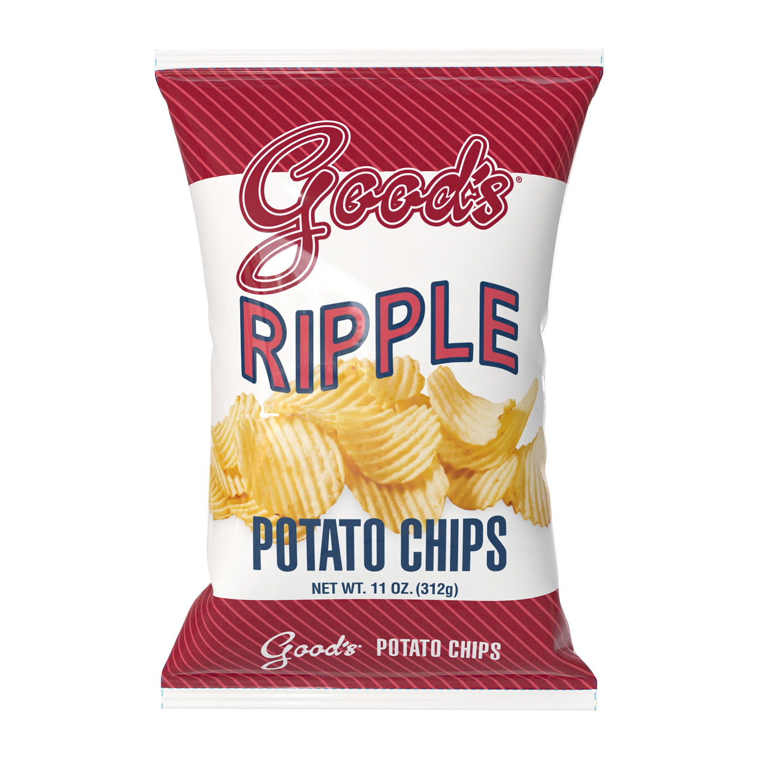 Potato Chips - Good's Ripple Red Bag 11 oz