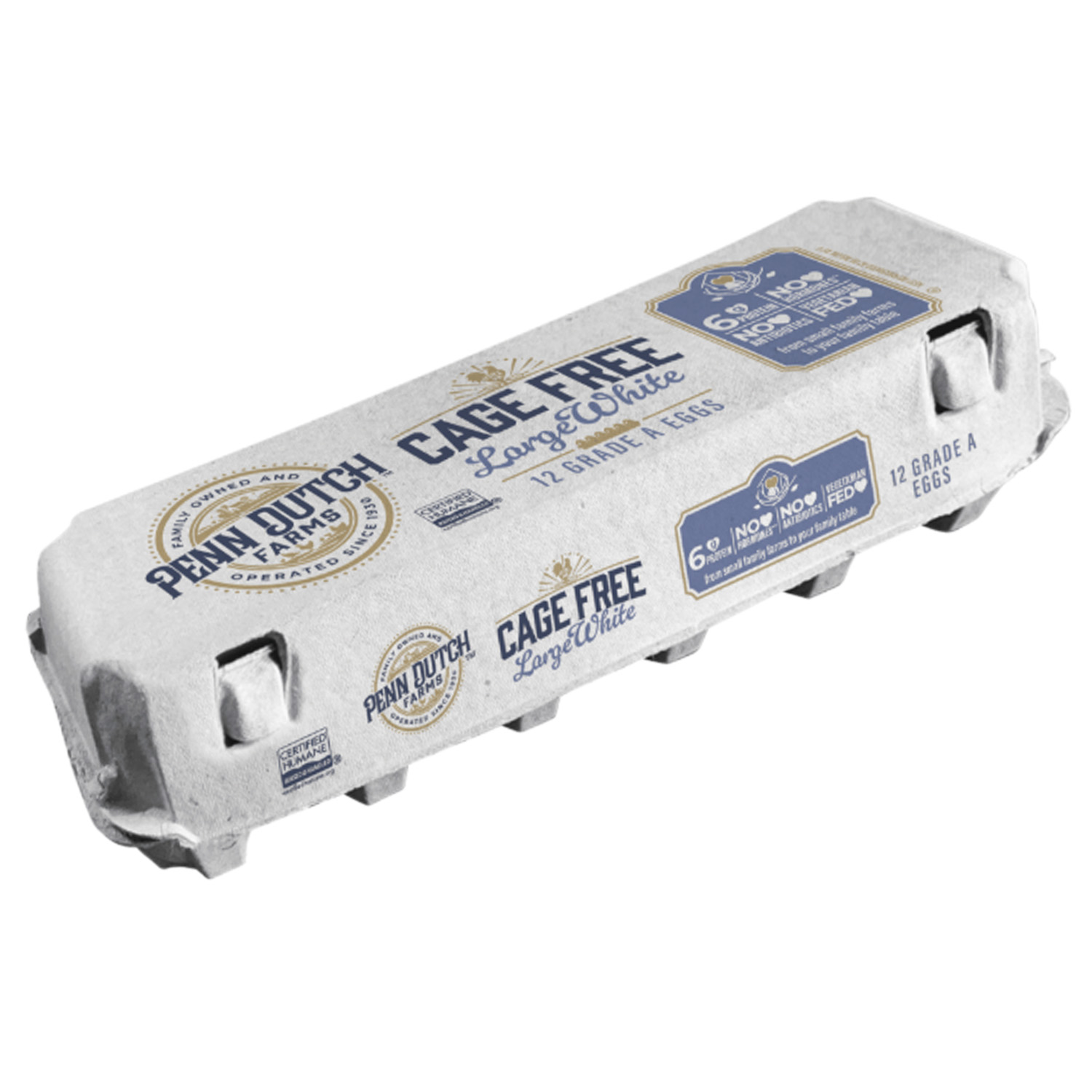 Eggs - Cage Free White Large 15/1 DZ | Walnut Creek Foods