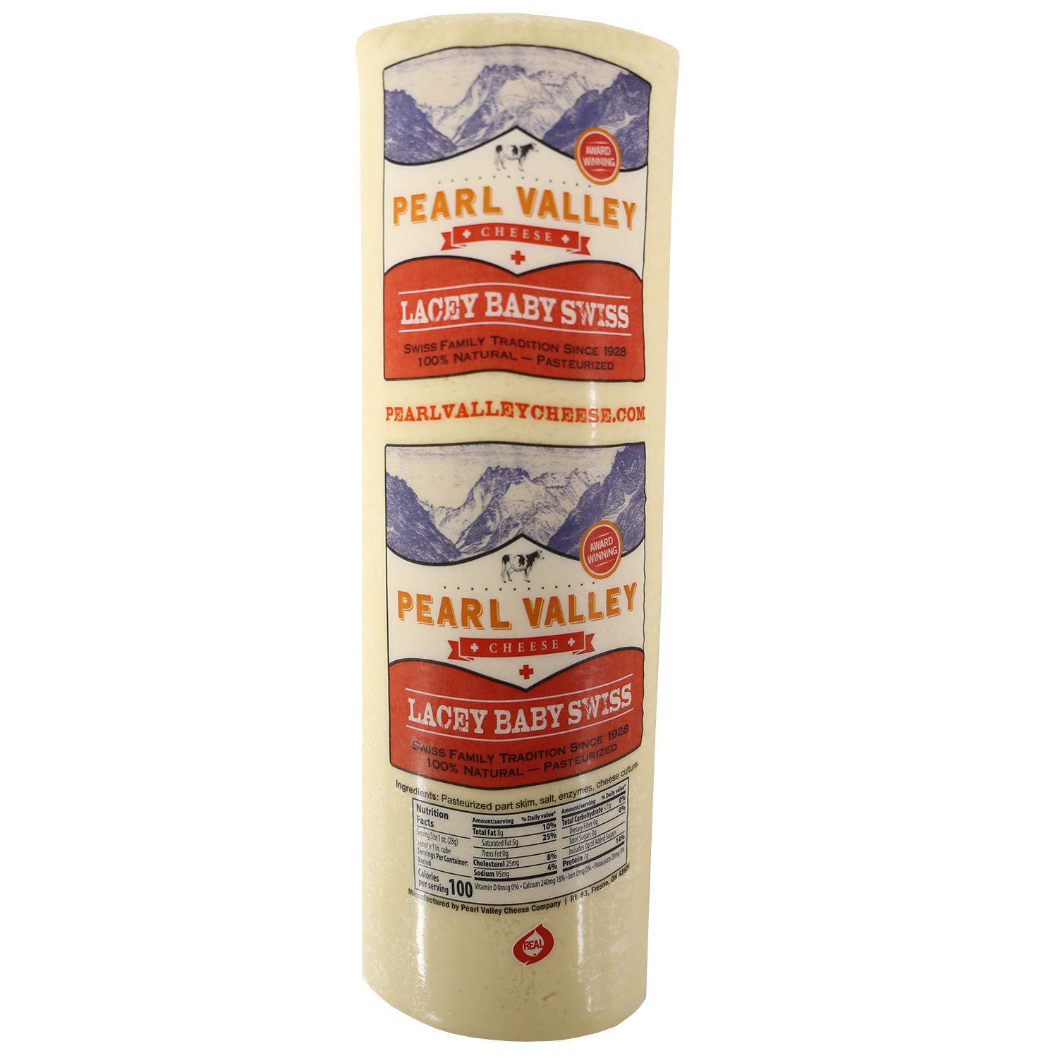 Lacey Baby Swiss - Mini Horns PV | Walnut Creek Foods