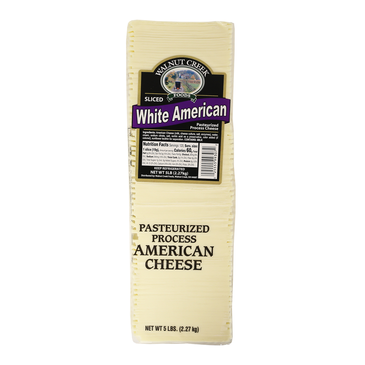 美濃焼　ホワイト　ヨーロピアンウェーブ25cm　5枚セット　匿名配送　送料込み American - White Sliced WC 5 lb | Walnut Creek Foods