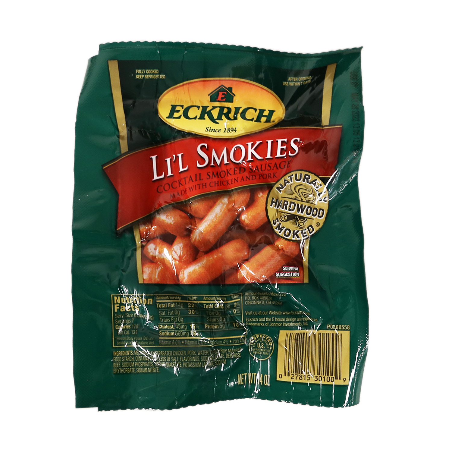 Sausage - Lil Smokies Eckrich 14 oz | Walnut Creek Foods