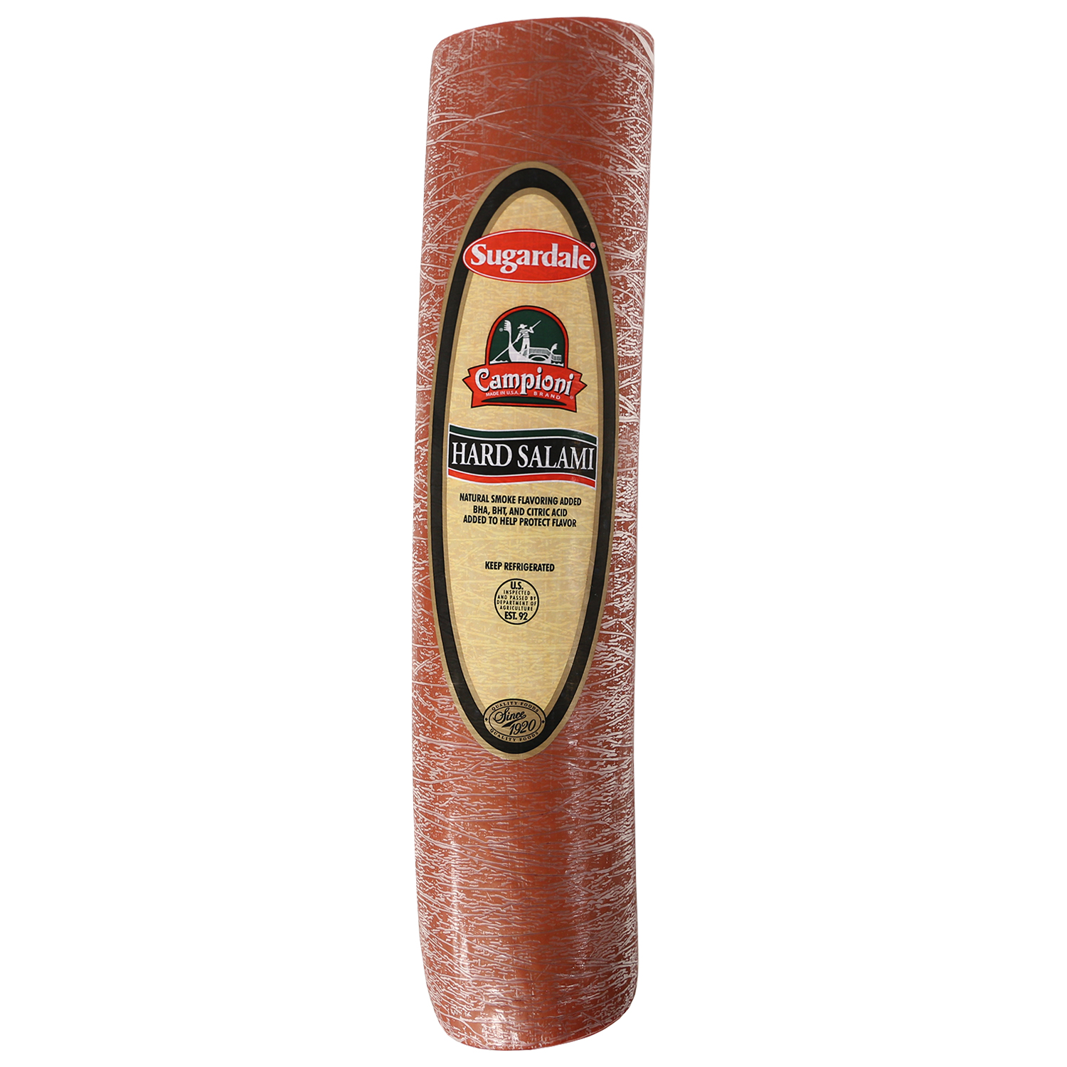 Hard Salami - Stick Campioni | Walnut Creek Foods