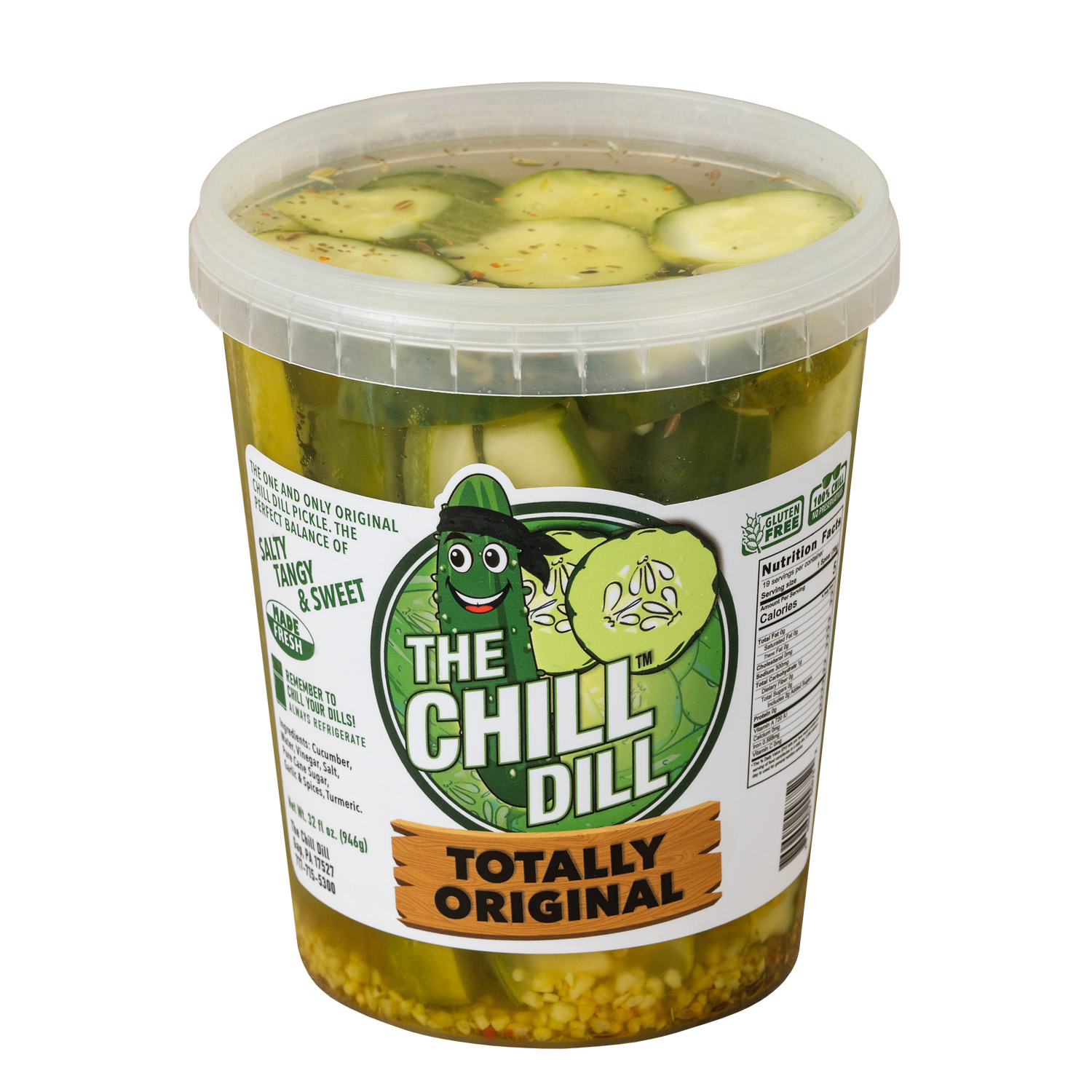 （新品未使用）チルウィッチ　Dill 3枚 Pickles - Totally Original Chill Dill 32 oz | Walnut Creek Foods