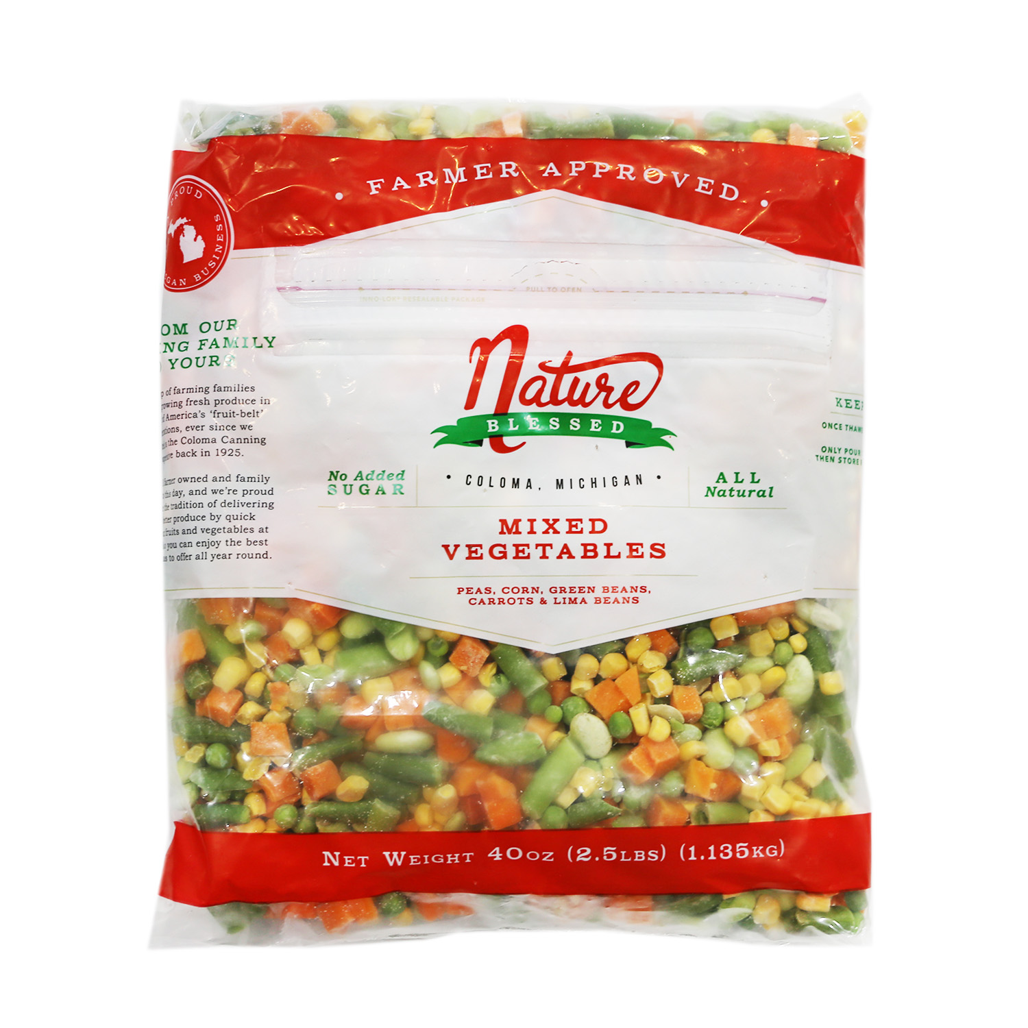 FZ Vegetable - Mixed Vegetables 40 oz | Walnut Creek Foods