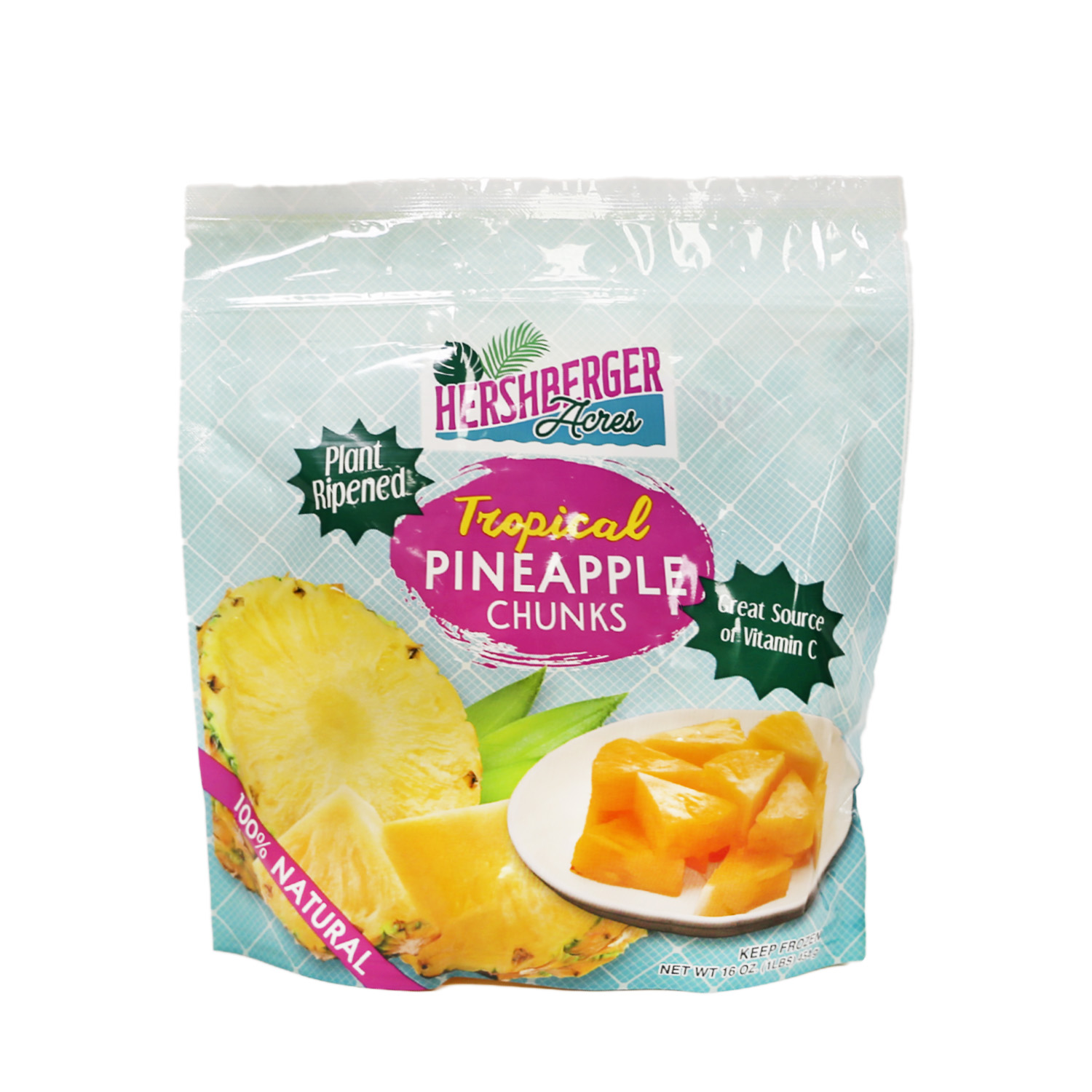 FZ Fruit - Pineapple Chunks Hershberger 1 lb | Walnut Creek Foods