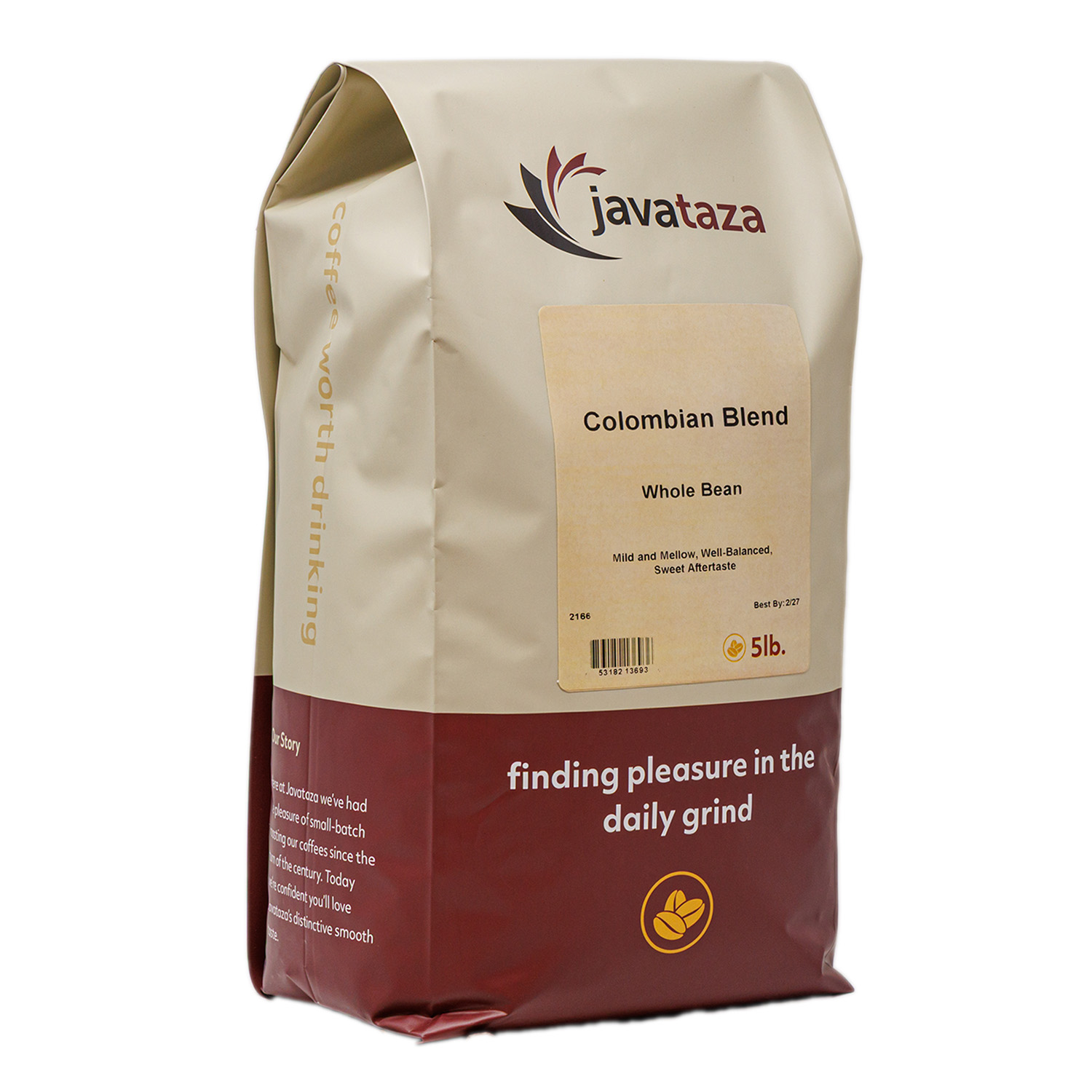 Coffee - Colombian Blend Whole Bean 5 lb | Walnut Creek Foods
