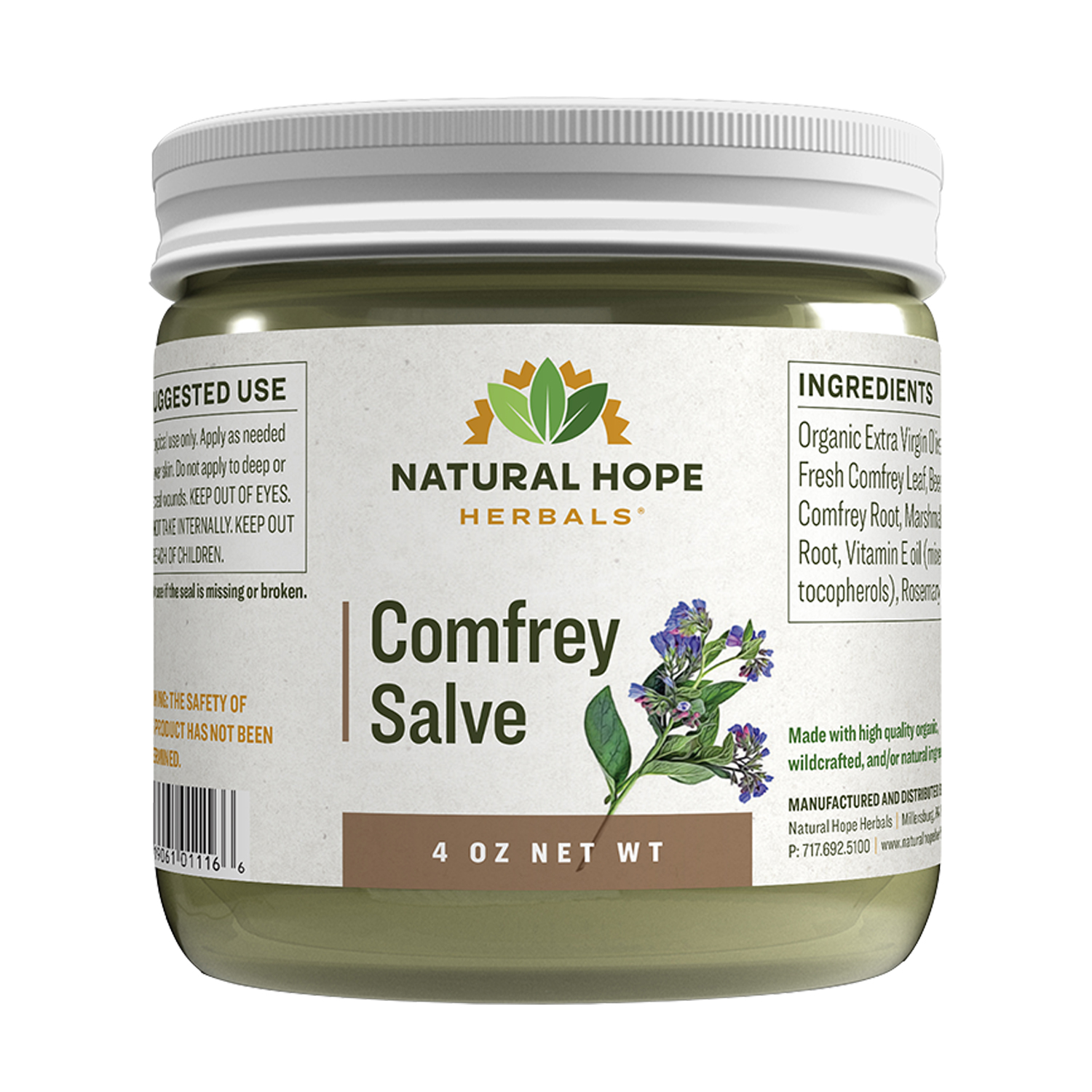Herbal Salve - Comfrey 4 oz | Walnut Creek Foods