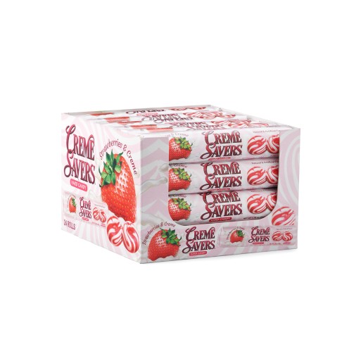 Creme Savers - Strawberries & Creme 24 ct | Walnut Creek Foods
