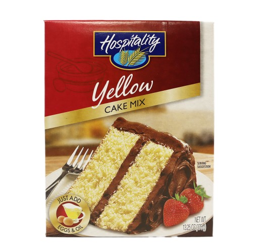 Cake Mix - Yellow 12/13.25 oz Hospy | Walnut Creek Foods