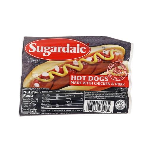 Hot Dogs - SGDL 12 oz | Walnut Creek Foods