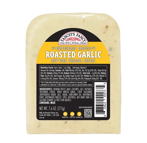 Cheddar - Garlic Wedge EW 7.6 oz