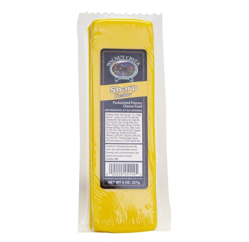 Cheddar - Sharp Bars WC 8 oz SS