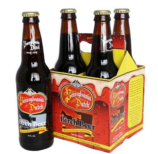 Soda - Birch Beer Glass 12 oz PA Dutch
