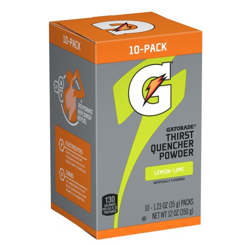 Gatorade - Single Serve Lemon Lime 10 ct