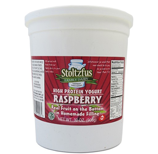 Yogurt - Raspberry Stoltzfus 32 oz