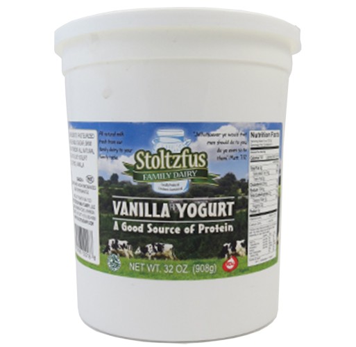Yogurt - Vanilla Stoltzfus 32 oz