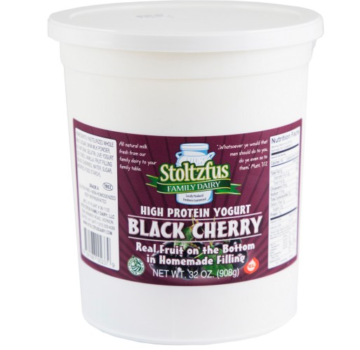 Yogurt - Black Cherry Stoltzfus 32 oz