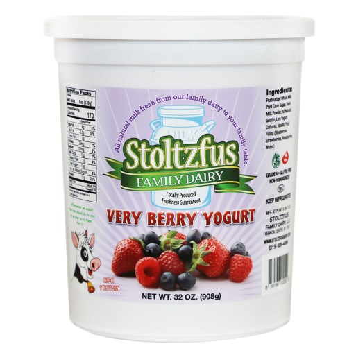 Yogurt - Very Berry Stoltzfus 32 oz