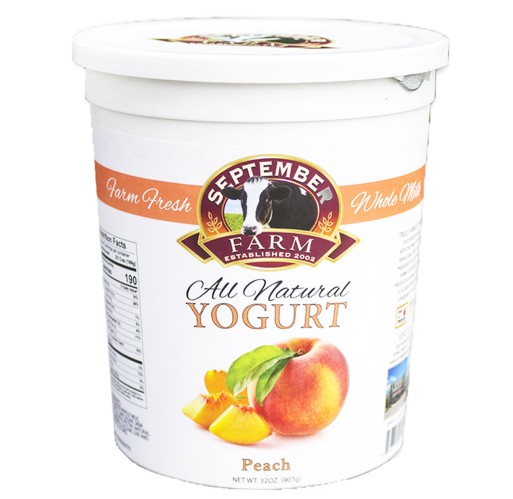 Yogurt - Peach Sept. Farm 32 oz