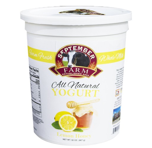 Yogurt - Honey Lemon Sept. Farm 32 oz