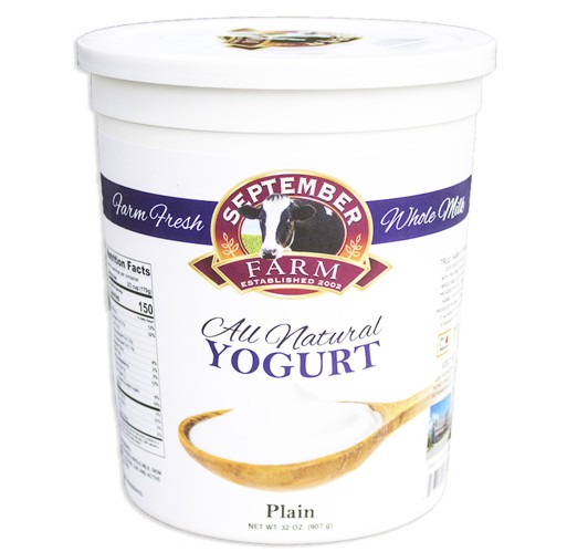 Yogurt - Plain Sept. Farm 32 oz