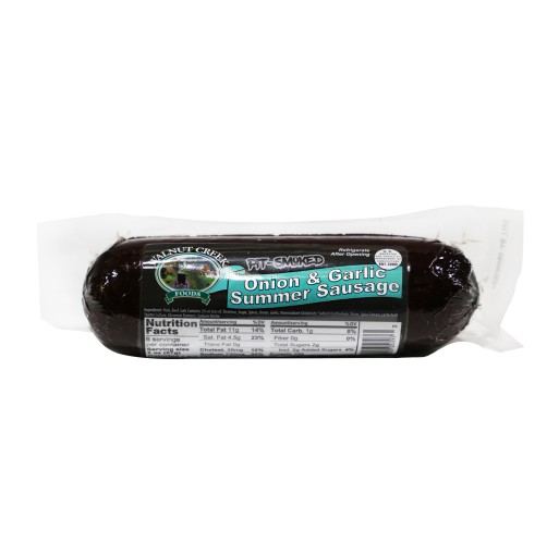Summer Sausage - Pit-Smoked Onion & Garlic WC Shelf Stable