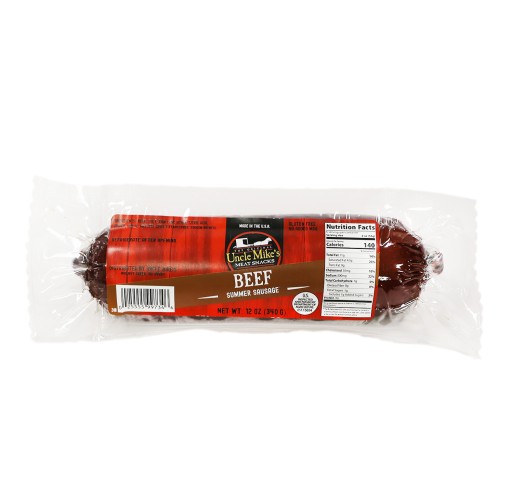 Summer Sausage - UM Beef 12 oz Shelf Stable | Walnut Creek Foods