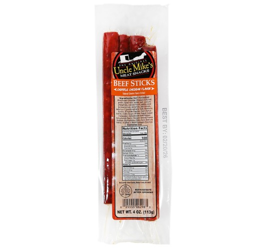 Beef Sticks - Chipotle Cheddar UM 4 oz