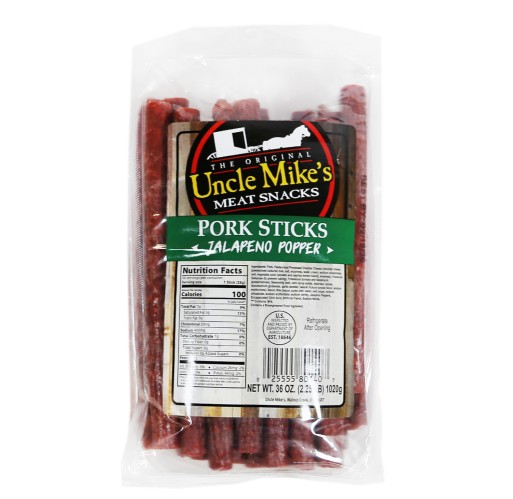 Pork Sticks - Jalapeño Popper UM 2.25 lb