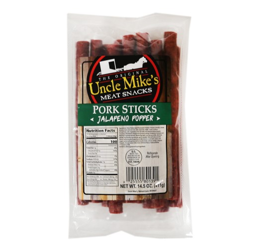 Pork Sticks - Jalapeño Popper UM 14.5 oz