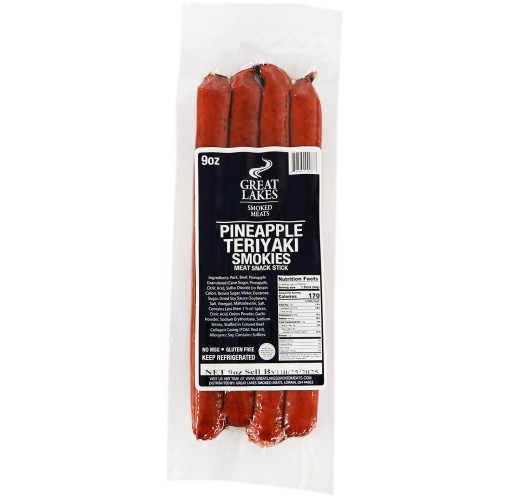 Snack Sticks - Pineapple Teriyaki Smokie GLSM 20/9 oz
