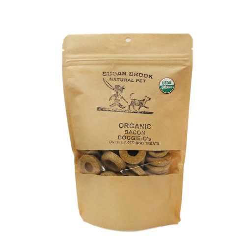 Dog Treats - Organic Bacon Doggie-O's 6 oz