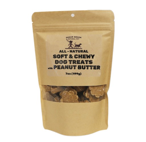 Dog Treats - Soft and Chewy Peanut Butter 7 oz